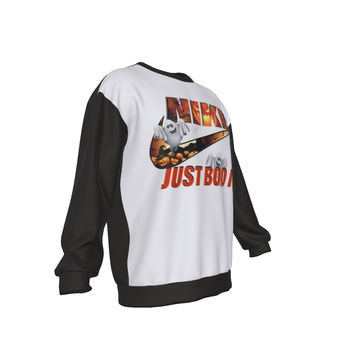 All-Over Print Men's Drop Shoulder Round Neck Long-Sleeved Sweatshirt