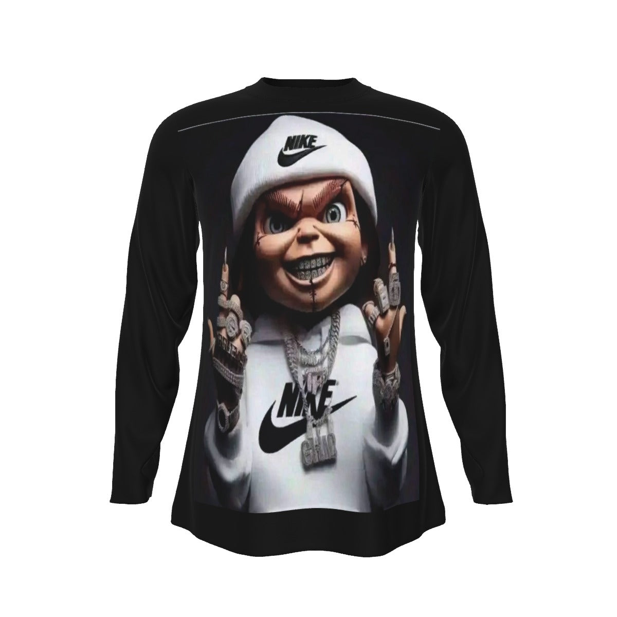 All-Over Print Long Sleeve T-Shirt | 190GSM Cotton