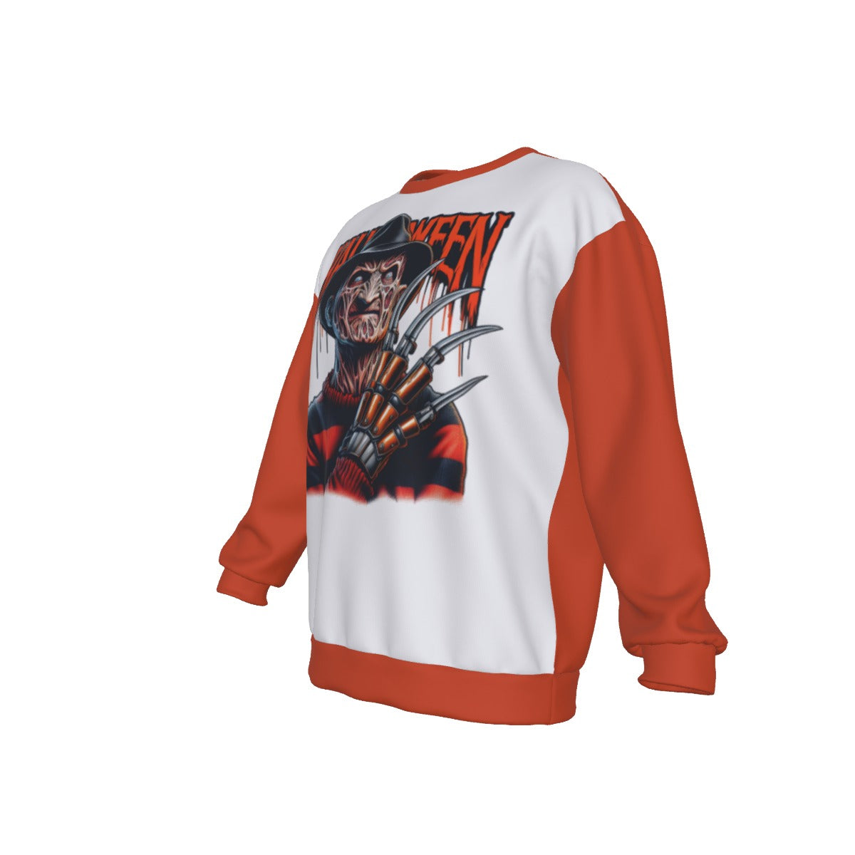 All-Over Print Men's Drop Shoulder Round Neck Long-Sleeved Sweatshirt