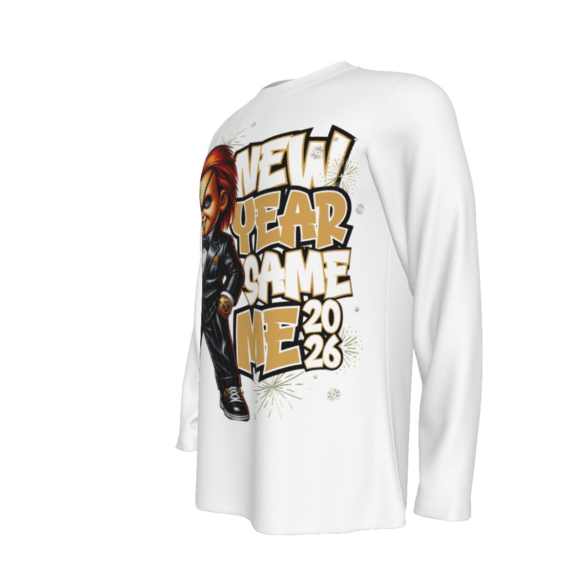 All-Over Print Long Sleeve T-Shirt | 190GSM Cotton