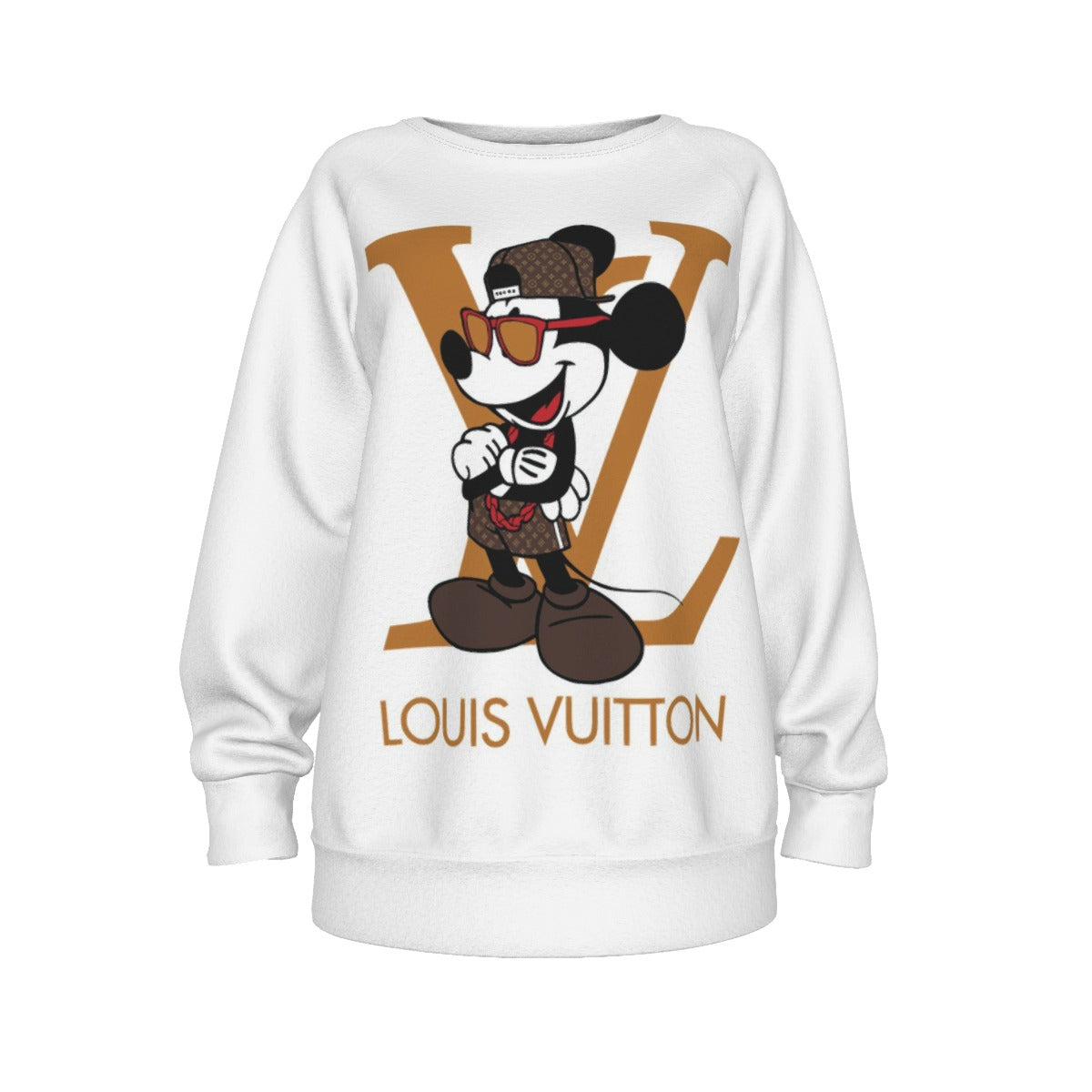 All-Over Print Women's Raglan Sleeve Sweatshirt