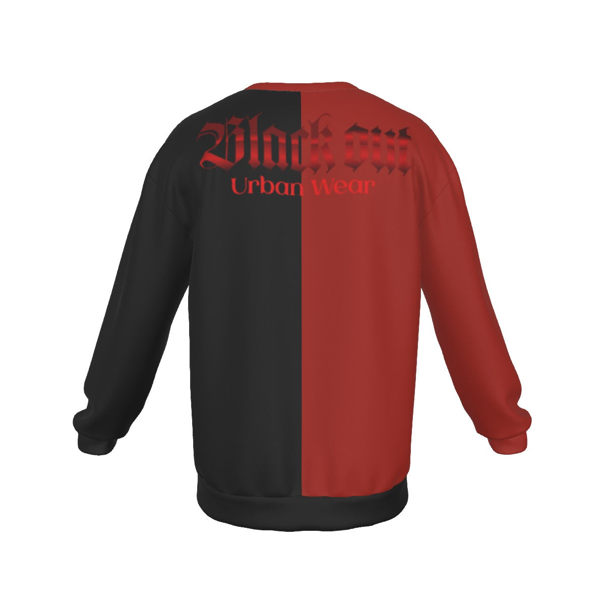 All-Over Print Men's Drop Shoulder Round Neck Long-Sleeved Sweatshirt