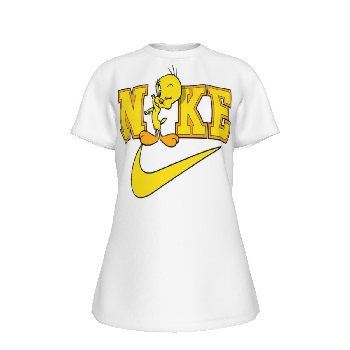 All-Over Print Women's Round Neck T-Shirt | 190GSM Cotton