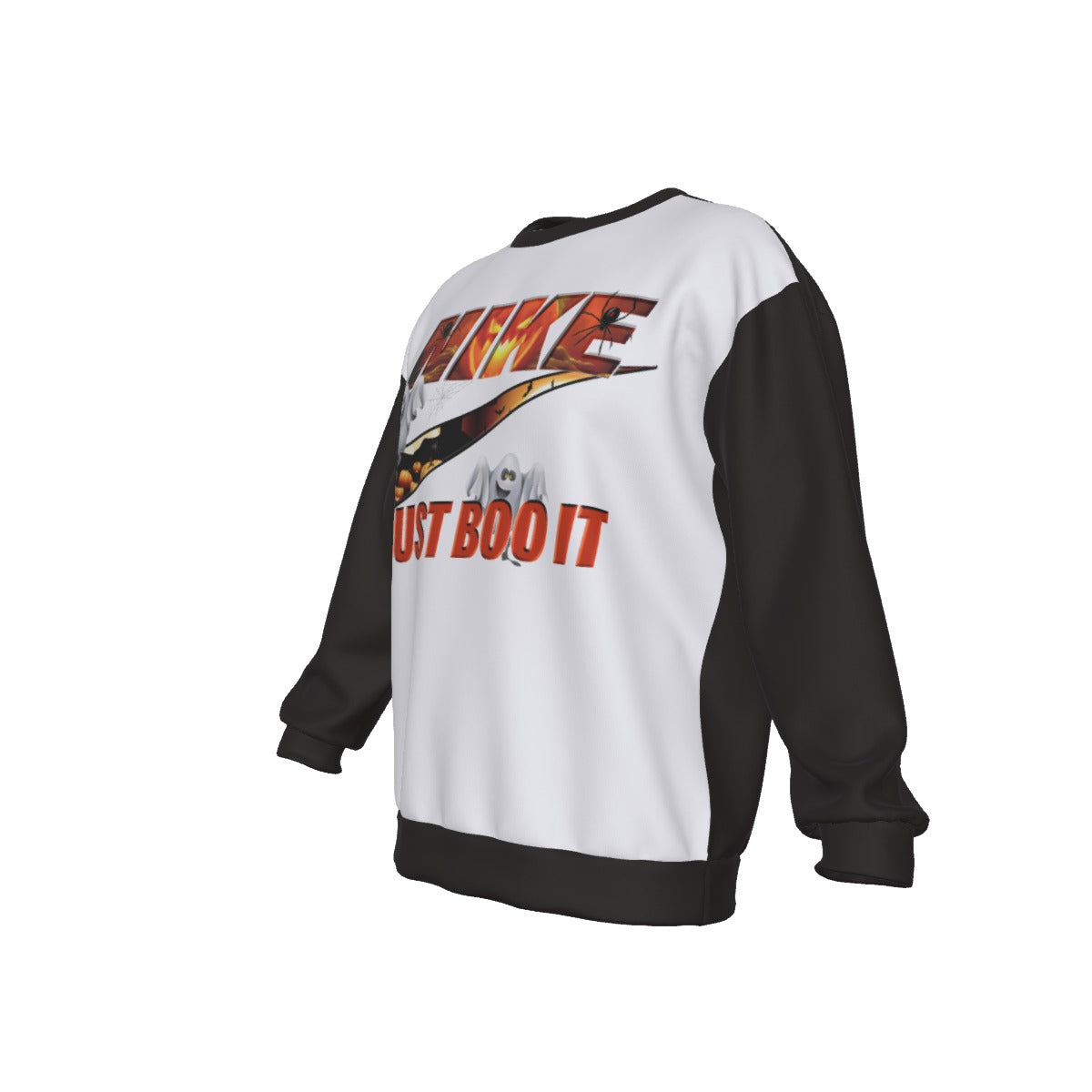 All-Over Print Men's Drop Shoulder Round Neck Long-Sleeved Sweatshirt