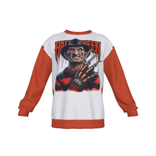 All-Over Print Men's Drop Shoulder Round Neck Long-Sleeved Sweatshirt