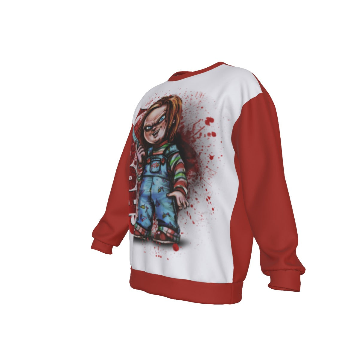 All-Over Print Men's Drop Shoulder Round Neck Long-Sleeved Sweatshirt