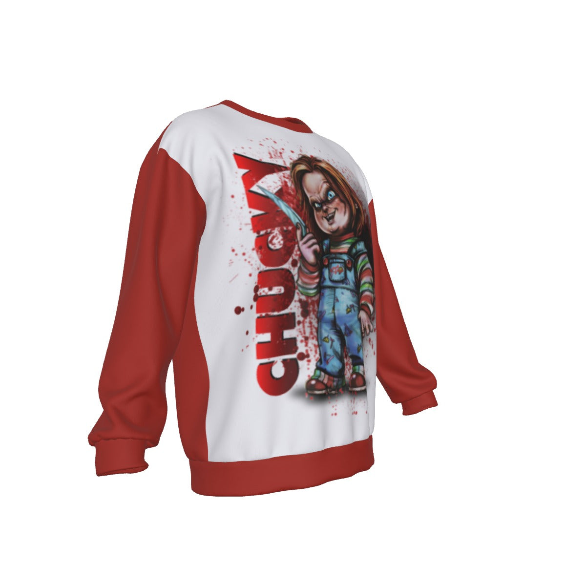 All-Over Print Men's Drop Shoulder Round Neck Long-Sleeved Sweatshirt