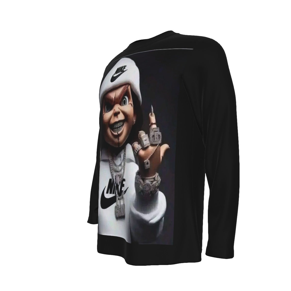 All-Over Print Long Sleeve T-Shirt | 190GSM Cotton