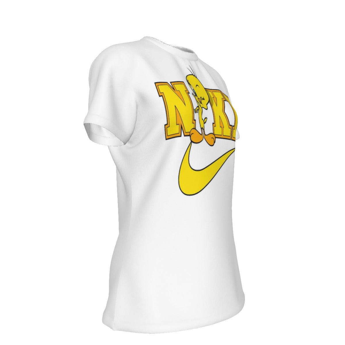 All-Over Print Women's Round Neck T-Shirt | 190GSM Cotton