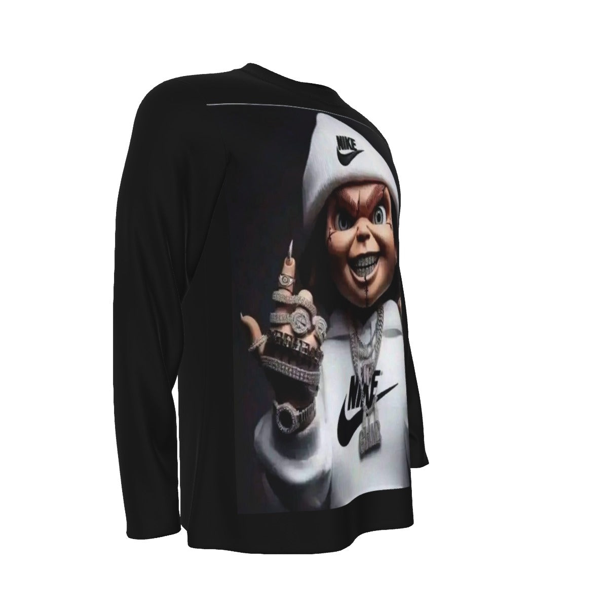 All-Over Print Long Sleeve T-Shirt | 190GSM Cotton